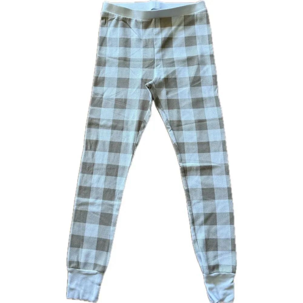 EUC Old Navy Pajama PJ Plaid Checkered Buffalo Pants Cotton Blend Women’s Size M